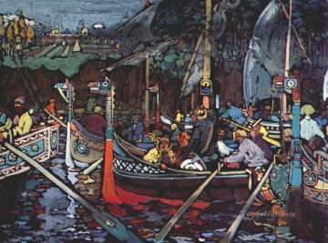 Canción del Volga Wassily Kandinsky Pinturas al óleo